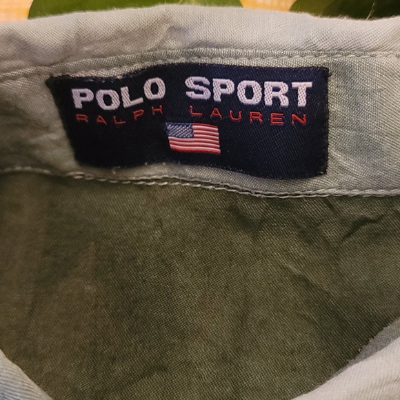 Nwot POLO Ralph Lauren Sleeve Tab Tie dye Button down - Picture 4 of 5